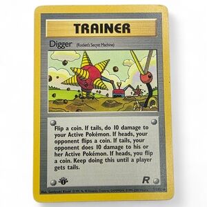 ✨️ 1st Edition Pokemon Trainer Card - Yellow and Gold